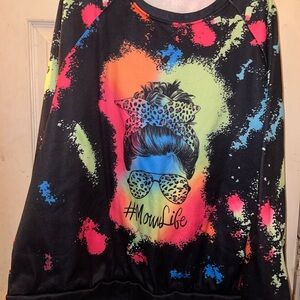 Colorful Graphic Sweatshirt